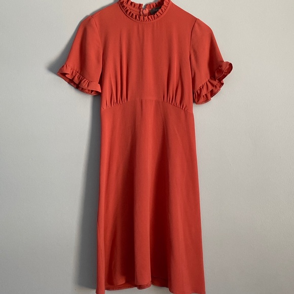 3/$25✨ Primark High Neck Dress with Ruffle Sleeve - Picture 3 of 5